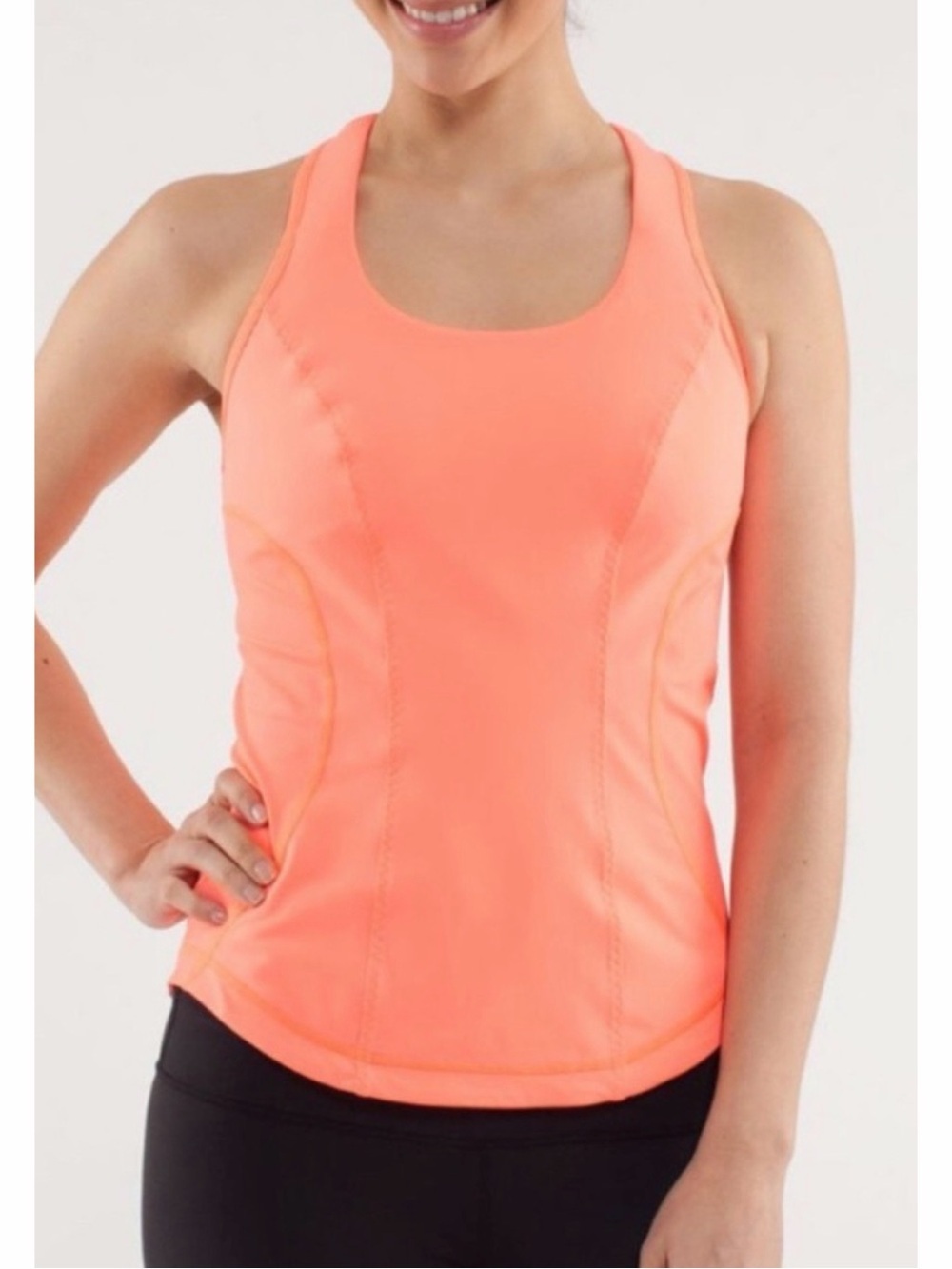 Lululemon Cardio Kick Tank Top Coral